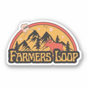 Farmers Loop, Alaska Sticker