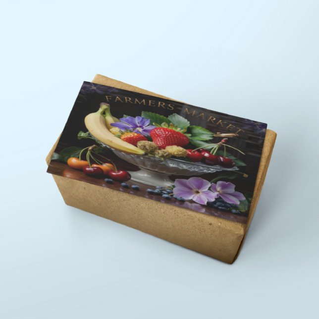 Farmers Market (A) Business Card (Creator Uploaded)