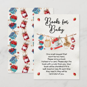 Farmers Market Baby Shower Books for Baby Invitation