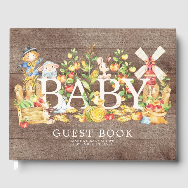 Farmers Market Baby shower Livre d'or (Recto)