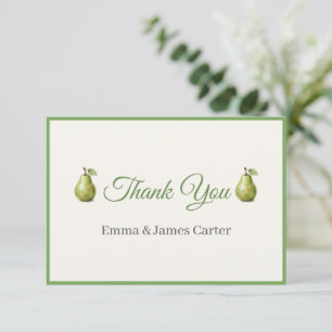 Farmers Market Baby Shower Thank You Cards Set 
