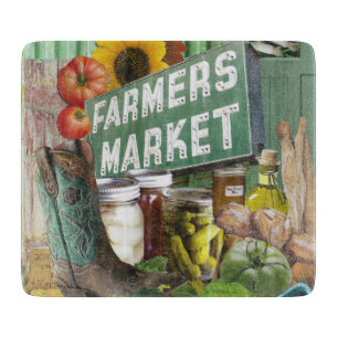 Farmers Market Cutting Board