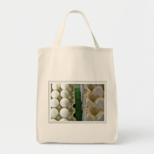 farmers' market eggs tote bag