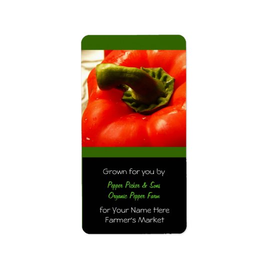 Farmer's Market Fresh Red Peppers