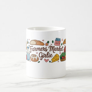 Farmers Market Girlie Girly Trendy Aesthetic Local Coffee Mug
