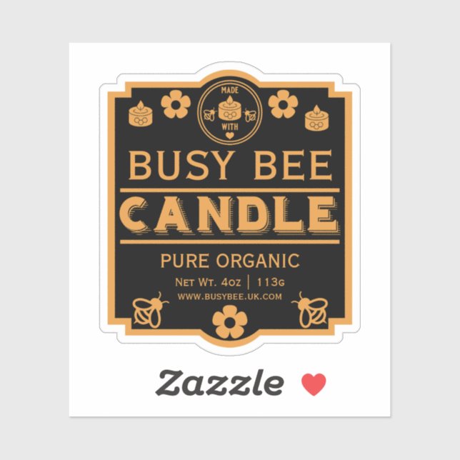 Farmers Market Honey Candles (Sheet)