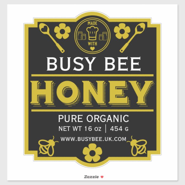 Farmers Market Honey Jar (Sheet)