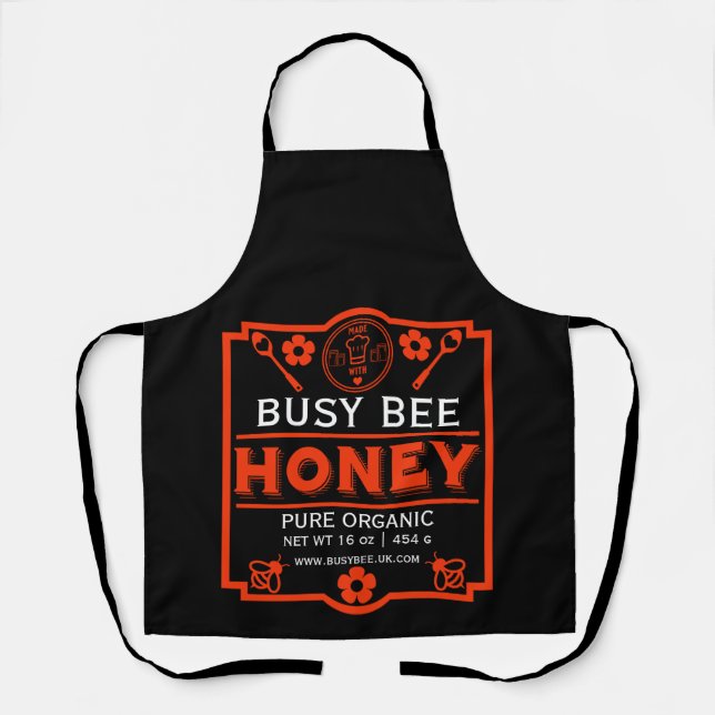 Farmers Market Honey Jar Apron (Front)