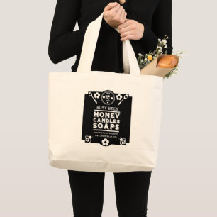 Farmers Market Honey Product Large Tote Bag