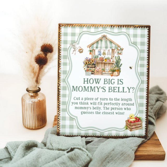 Farmers Market How Big is Mommy's Belly Poster (Creator Uploaded)