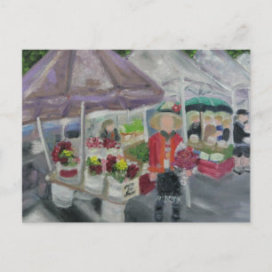 FARMERS' MARKET POSTCARD