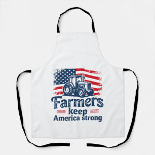Farmers Market Support Your Local Pig Farmer Ranch Apron