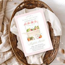 Farmers Market Vegetable Fruit Stand Baby Shower