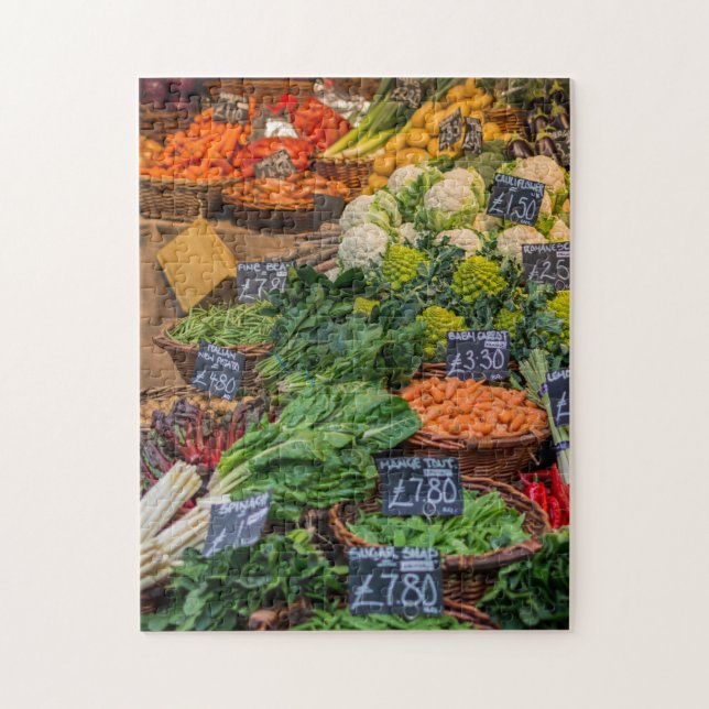 Farmers Market Vegetables Jigsaw Puzzle (Vertical)