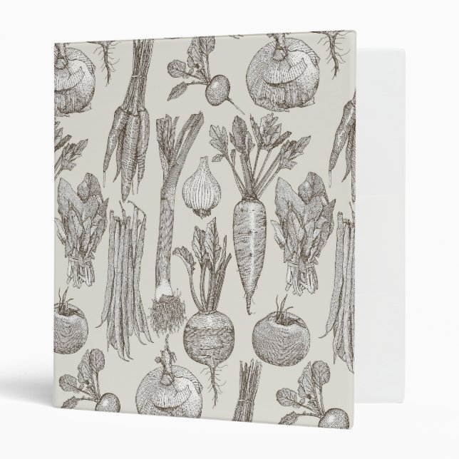 farmer's market vegetables tea strong white binder (Front/Inside)