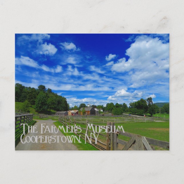 Farmer's Museum Cooperstown New York Postcard (Front)