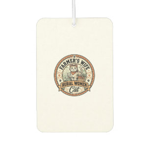 Farmer's Wife Rural Women Cat Farmer's Wife Rural Air Freshener