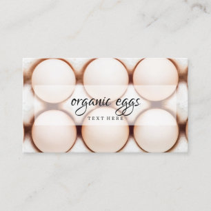 Farmhouse Backyard Organic Heritage Egg Business Card