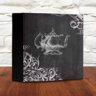 farmhouse chalkboard french country monogrammed binder
