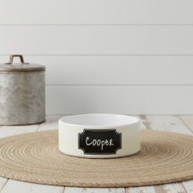 Farmhouse Chalkboard Label Style Personalized Pet