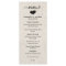 Farmhouse Chic | Menu Mariage Bois blanc et Coeur