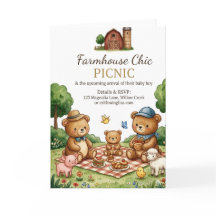 Farmhouse Chic Picnic Invitation