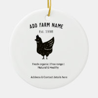 Farmhouse chicken eggs add name year address conta