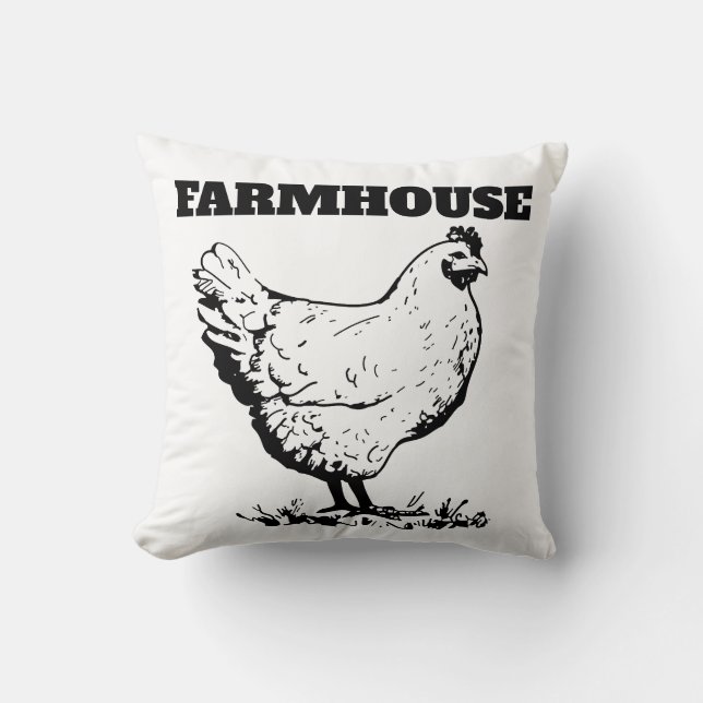 FARMHOUSE CHICKEN/ROOSTER PILLOWS (Front)