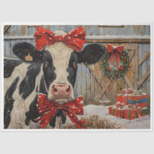 Farmhouse Christmas House Tissue Paper