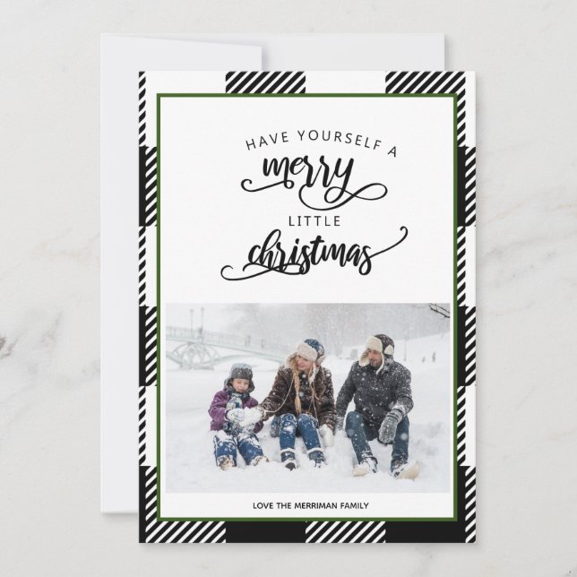  Farmhouse Christmas Photo Christmas Card (Front)