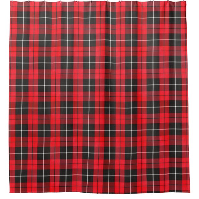 Farmhouse Christmas Red Tartan Plaid (Front)