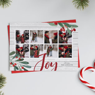 Farmhouse Collage Holiday Photo Card