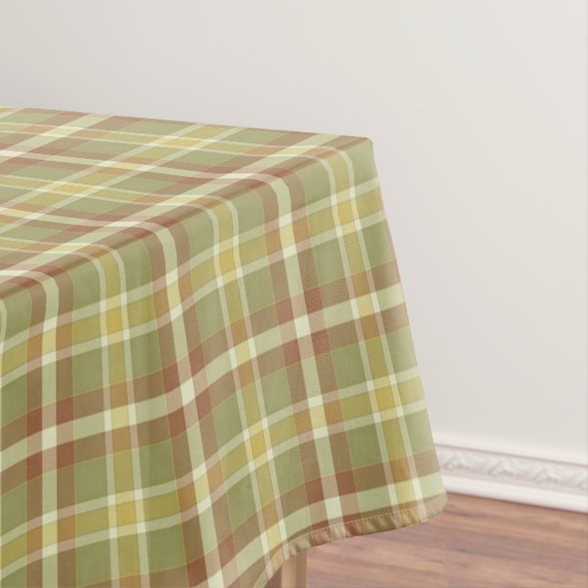 Farmhouse Country Green Tablecloth (In Situ)
