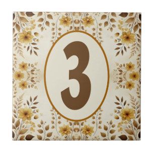 Farmhouse Floral Customizable Tile