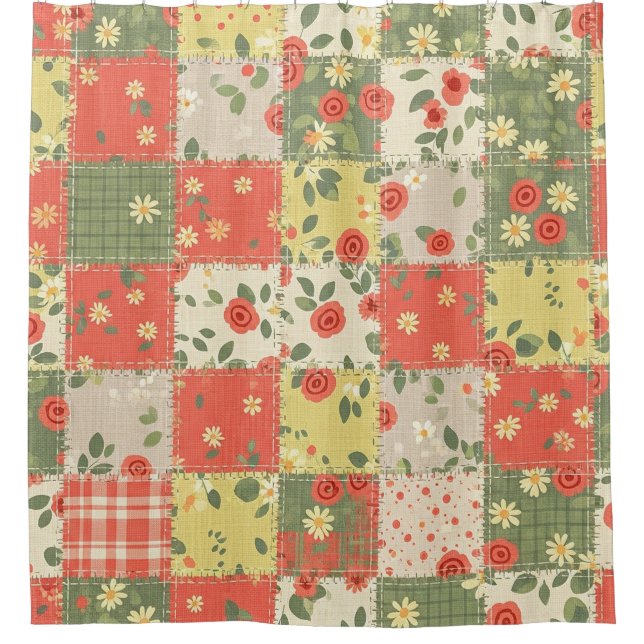 Farmhouse Floral Patchwork Pattern (Front)