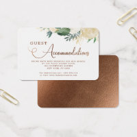 Farmhouse Fresh Guest Accommodations Insert Card