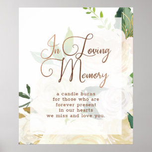 Farmhouse Fresh Rustic In Loving Memory Sign