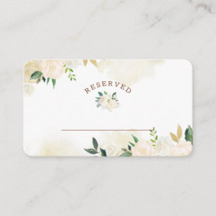 Farmhouse Fresh Rustic Reserved Seating Wedding Place Card