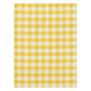 Farmhouse Gingham Golden Yellow nursery Tablecloth