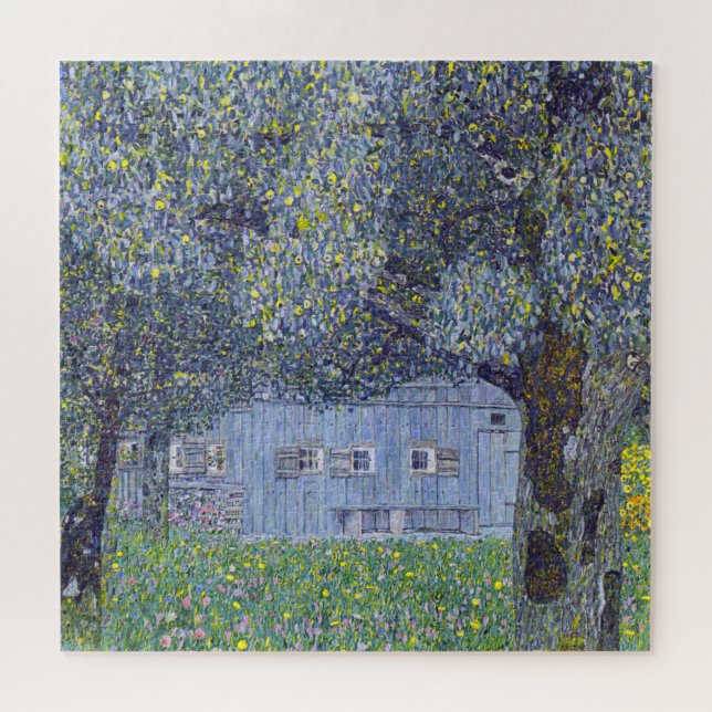 Farmhouse, Gustav Klimt Jigsaw Puzzle (Horizontal)
