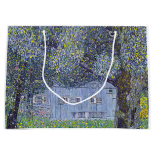 Farmhouse, Gustav Klimt Large Gift Bag