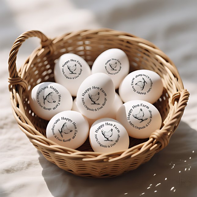 Farmhouse Hen | Personalized Egg Stamp (Creator Uploaded)
