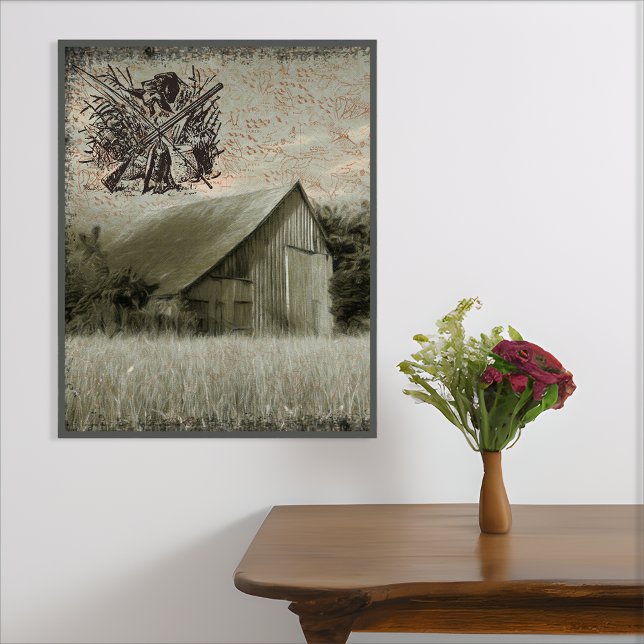 Farmhouse Hunting Ephemera Poster (Creator Uploaded)