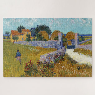 Farmhouse in Provence (1888) by Vincent Van Gogh Jigsaw Puzzle