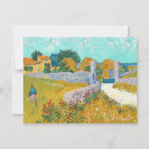Farmhouse in Provence by van Gogh: Postcard