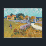 Farmhouse in Provence by Vincent van Gogh (1888) Postcard<br><div class="desc">Artist 	
Vincent van Gogh  (1853–1890) 
Title 	
English: Farmhouse in Provence
Object type 	painting
Genre 	landscape art
Date 	1888
Medium 	oil on canvas</div>