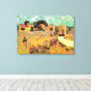 Farmhouse in Provence by Vincent van Gogh Canvas Print