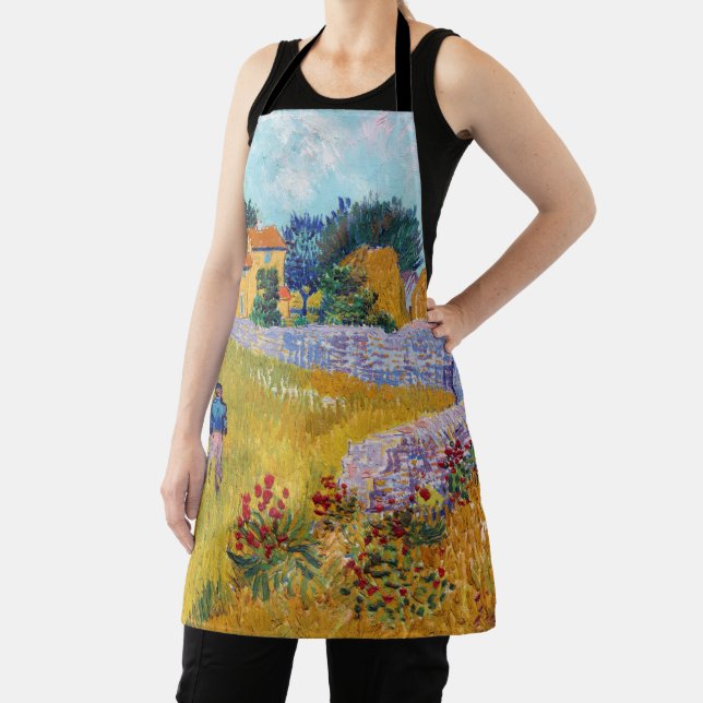 Farmhouse in Provence, Van Gogh Apron (Insitu)