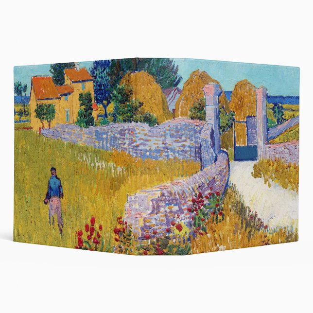 Farmhouse in Provence, Van Gogh Binder (Background)