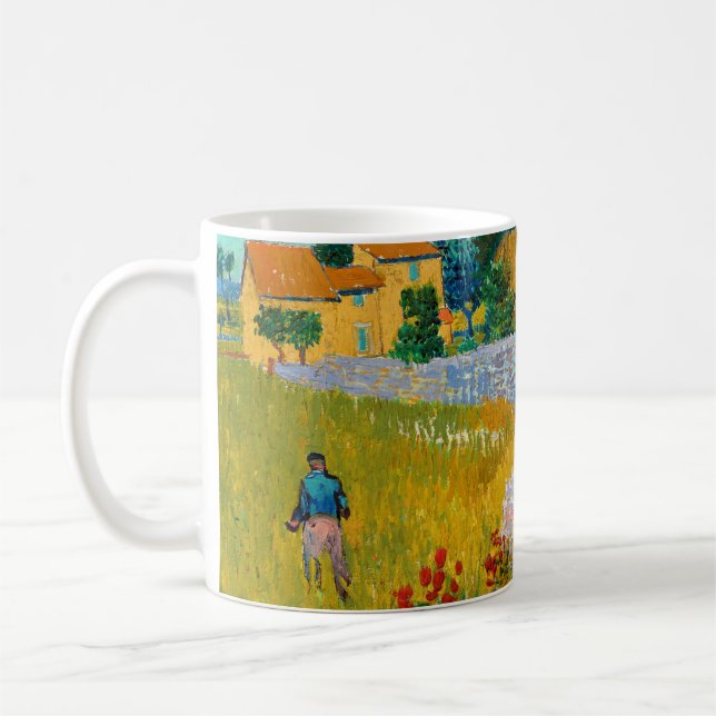 Farmhouse in Provence Van Gogh Coffee Mug (Left)